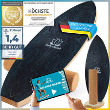 Balance-Board aus Holz Wackelbrett Balancekissen PhysioTherapie Surf-Board