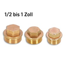 Messing Gewindefitting Stopfen
