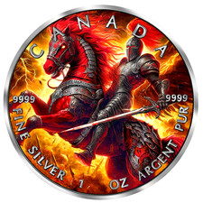 Silbermünze Red Horse 1 oz