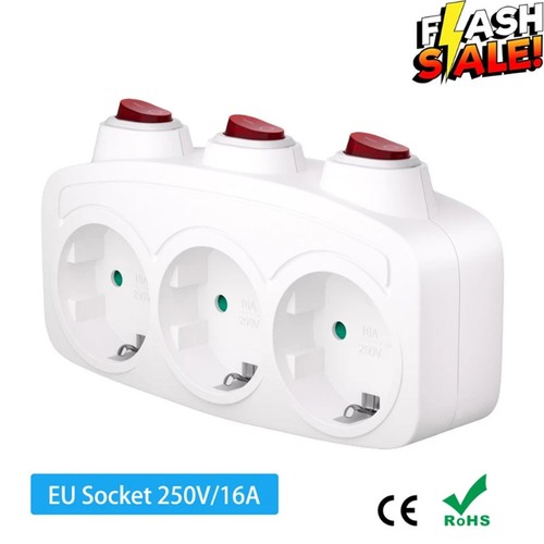 Fach steckdosenleiste 250v - 3-fach,