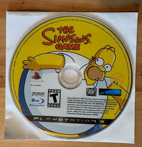 The simpsons game ps3 - the,
