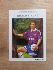 Autogrammkarte (ohne Autogramm) Thomas Strunz Bayern München