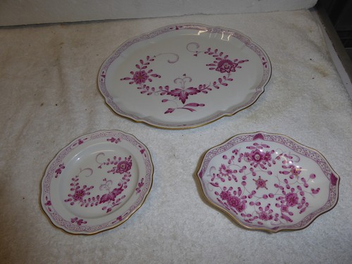 Meissen indisch purpur schalen - meissen,