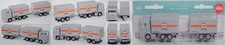 Siku 1694 00400 Scania R380 Koffer-LKW mit Tandem-Anhänger, silbergrau, Müller