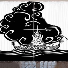 nordisch Rustikale Gardine