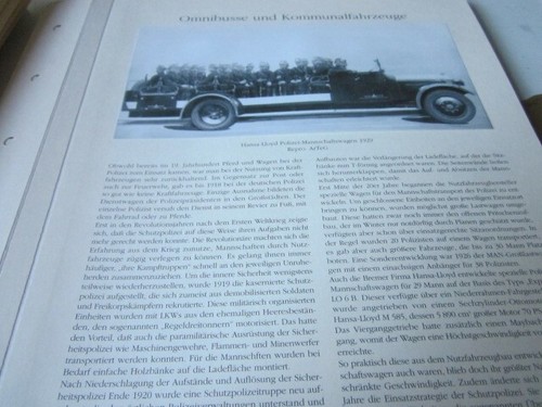 Polizei mannschaftswagen hansa - mannschaftswagen,