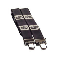 Zimmerer 4-Clip Hosenträger schwarz mit Zunftemblem Arbeitskleidung Handwerk