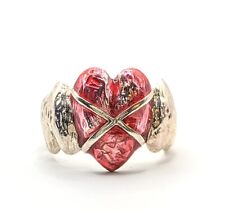 Vintage Designer Herz Ring 925 Silber RW 58 Handarbeit Art.-Nr:1733