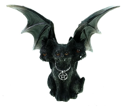 Dreiköpfige vampirkatze mit - dreiköpfige,