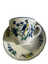 Villeroy & Boch – Phoenix Blau Kaffeetasse mit Untertasse – W. Germany