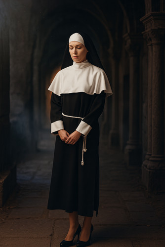 Damenkostüm nonne - damenkostüm,