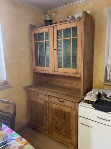 Küchenschrank antik aus - , holz