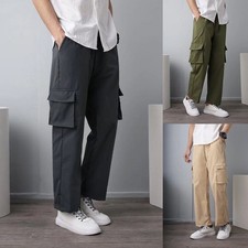 Herren Cargohose Straight Fit