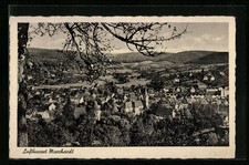 Ansichtskarte Murrhardt, Ortsansicht mit Gasthof Sonne-Post 