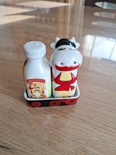 Salzstreuer & Pfefferstreuer lustig "Kuhdame & Flasche"