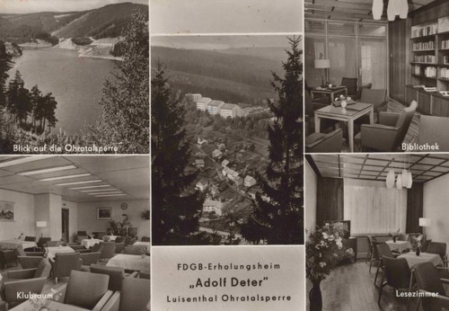 Ddr ansichtskarte fdgb - ddr,