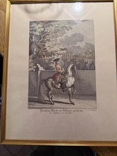 Johann Elias Ridinger Kupferstich gerahmt