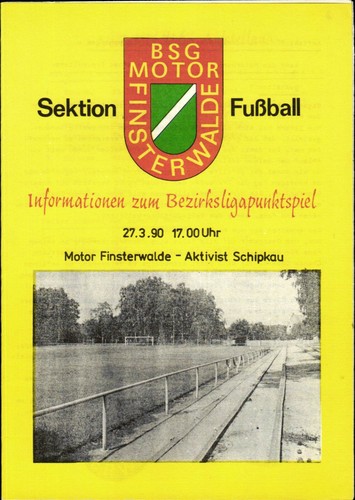 Ddr bezirksliga bsg - 89/90,