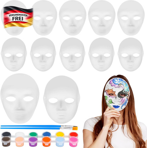 Papiermasken set für - papiermasken,