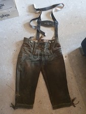 Lederhose Krüger Madl Gr. 38 Braun Damen