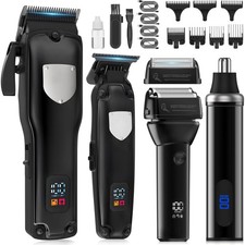 Haarschneidemaschine Set Haarschneider Bart Trimmer Rasierer Nasenhaarschneider