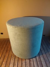 Maintal Pouf Sitzpouf Sitzhocker Cord Sitzpolster Grün Hocker Puff Rund Boden 