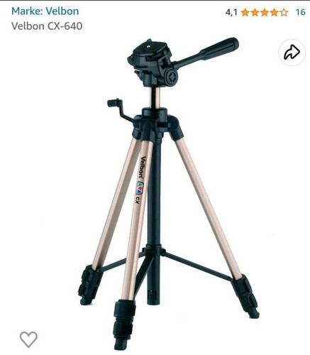 Velbon 640 aluminium - cx-640, stativ