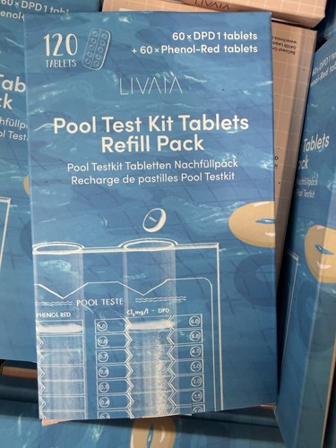 Pool test kit tablets refill - test,