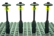 Lego® 4 x Strassenlaternen Laterne Park Straße City (L1254)