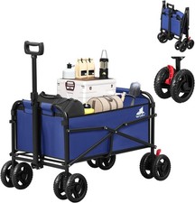 Bollerwagen faltbar, Handwagen Transportwagen klappbar, Gartenwagen Str wt021bl