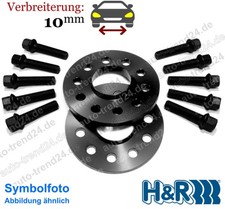 Spurplatten schwarz 10mm/Achse ABE u.a.: Alfa Romeo Giulia 952 Bj. 2015-2025