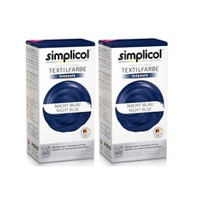 Simplicol Textilfarbe intensiv Nacht-Blau 150g 2er Pack