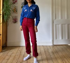 Vintage Teddybär bestickt