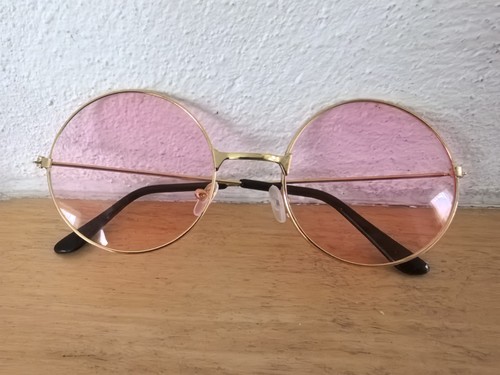 Cosplay sonnenbrille rund rosa - sonnenbrille,