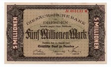 Banknote Die Sächsische Bank