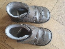 Zecchino d'oro Winterschuhe Gr. 25 Lammfell grau Top! öko Stiefel