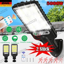 2x 5000W LED Solarleuchte mit