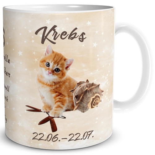 Tasse katze sternzeichen - tasse,