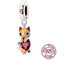 💘 Charms Anhänger Liebe Herz Pfote Damen Geschenk Armband | 925 Sterling Silber