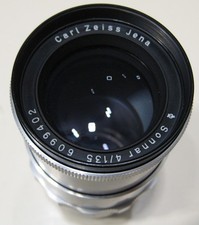 Vintage Klassiker:  Carl Zeiss Jena Sonnar 4/135 M42 von ca. 1961