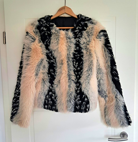 Damen kunstpelzjacke - kunstpelzjacke,