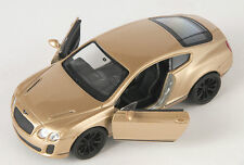 BLITZ VERSAND Bentley Continental Supersports gold Welly Modell Auto NEU & OVP