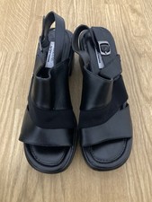 Ariane by Deichmann - schwarze Damen Sandalen mit Absatz Gr. 41
