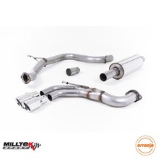 Milltek Auspuff Seat Leon FR 2.0 TDI 184PS SC und 5-Türer (Handschaltung und DSG-Auto) 