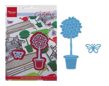 Präge- Stanzschablone Baum