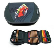 Schüleretui Federmäppchen MOTORBIKE von Herlitz #11351269