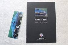 32B 659 1995 BMW ALPINA B12 5,7 Switch-Tronic Prospekt Brochure +Orig. Aufkleber