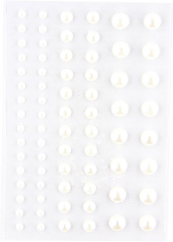 Runddraht halbe perlen acryl - runddraht,
