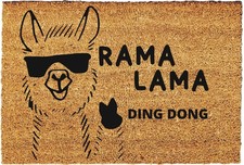 Lustige Fußmatte Lama |