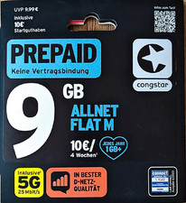 Congstar Prepaid Allnet Flat M
